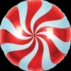 Folieballon 33 cm - Rød bolsje