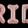 Folieballon 40 cm Bride - Pink