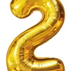 Folieballon Guld 86 cm - Nr 2