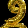Folieballon Guld 70 cm - Nr 9