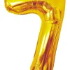 Folieballon Guld 86 cm - Nr 7