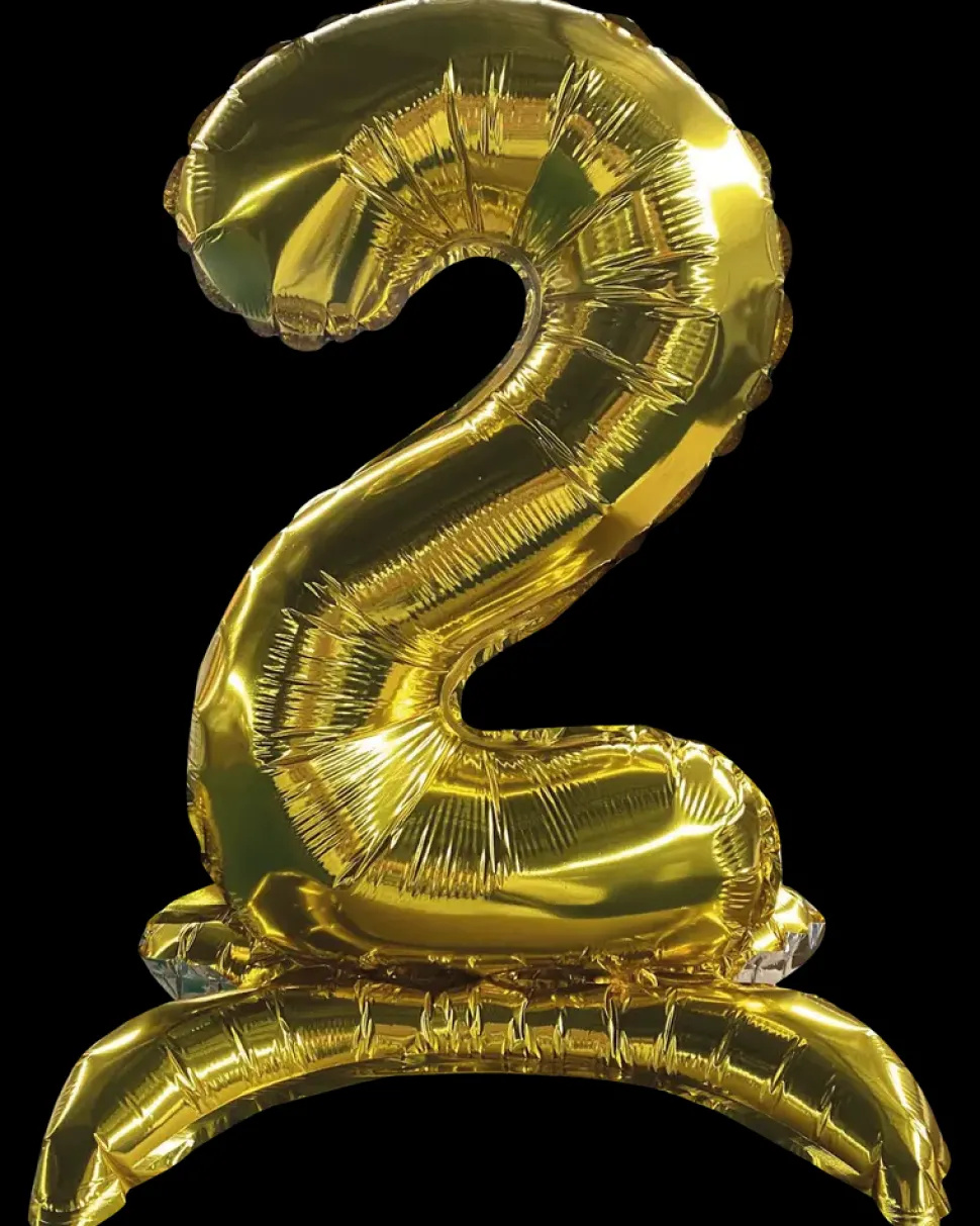 Folieballon Guld 70 cm - Nr 2