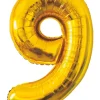 Folieballon Guld 86 cm - Nr 9