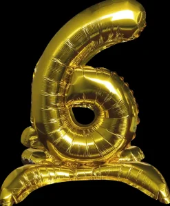 Folieballon Guld 70 cm - Nr 6