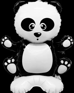 Folieballon på fod 40 cm - Mini panda