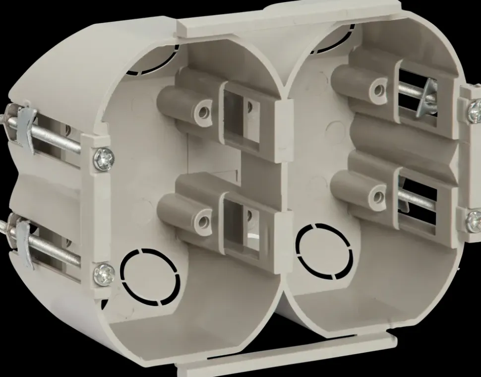 Forfradåse 2 x 1½ modul - grå