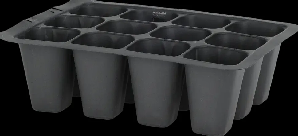 Forspiringsbakke i plast - 3-pak