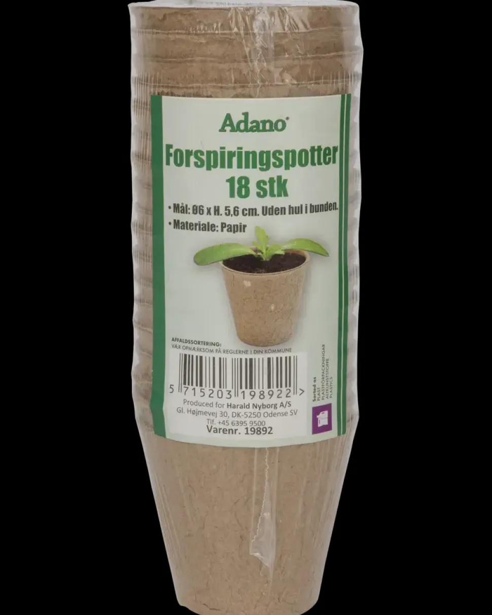Forspiringspotte Ø6 cm 18-pak