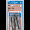 Fransk skrue 10 x 60 mm 4-pak