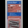 Fransk skrue 8 x 40 mm 4-pak