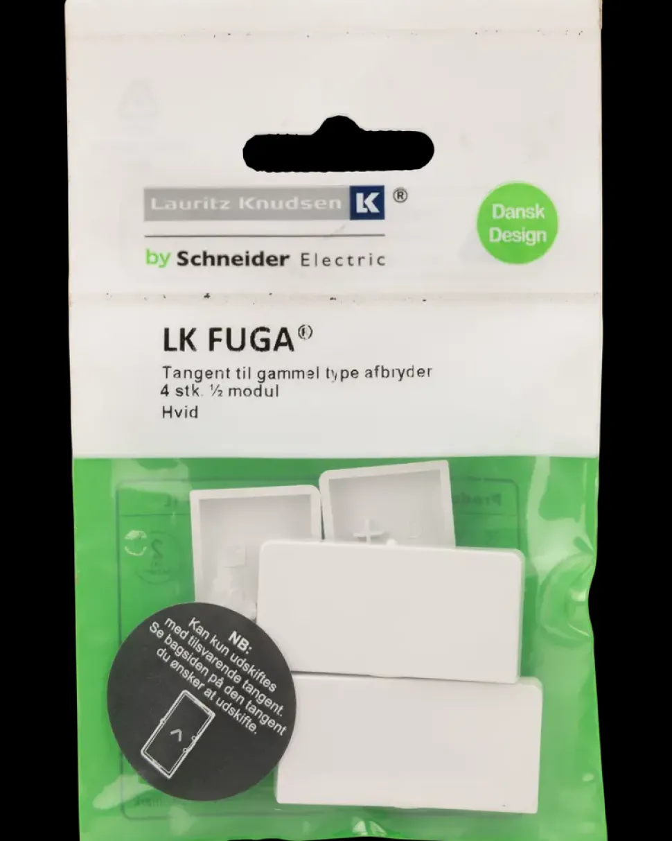 FUGA Tangent afbryder dobbelt 2 sæt - hvid