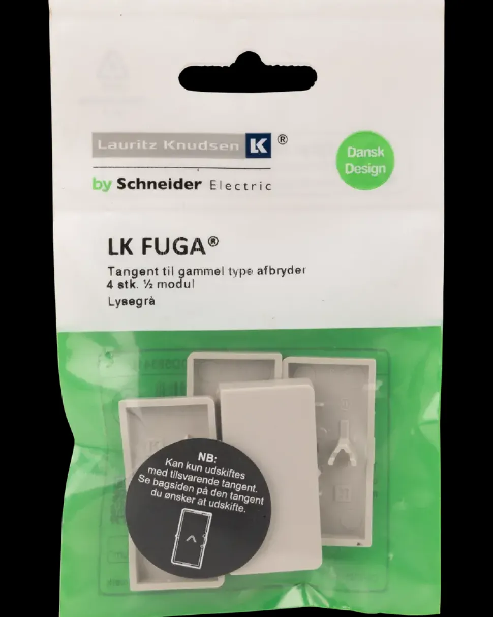 FUGA Tangent afbryder dobbelt 2 sæt - lysegrå