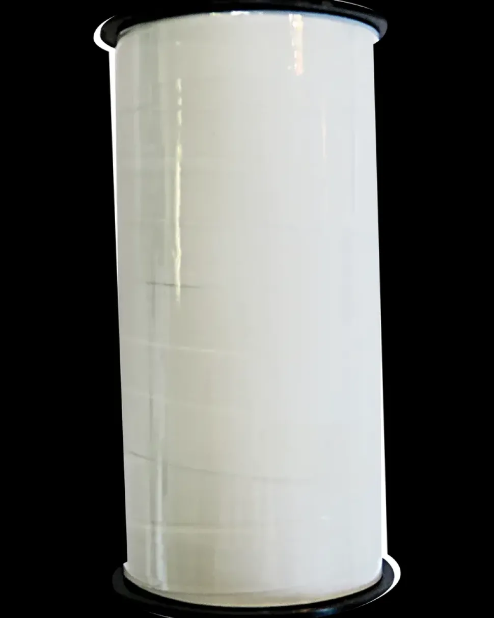 Gavebånd 1 cm x 50 m - hvid gloss