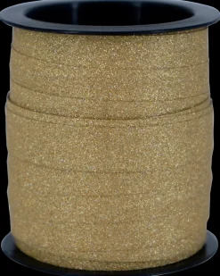 Gavebånd 10 m glitter - assorterede farver