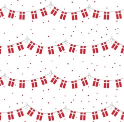 Gavepapir med flag 3 meter
