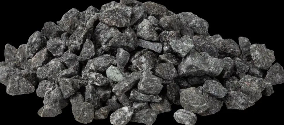 Granitskærver 8-11 mm 1000 kg - sort