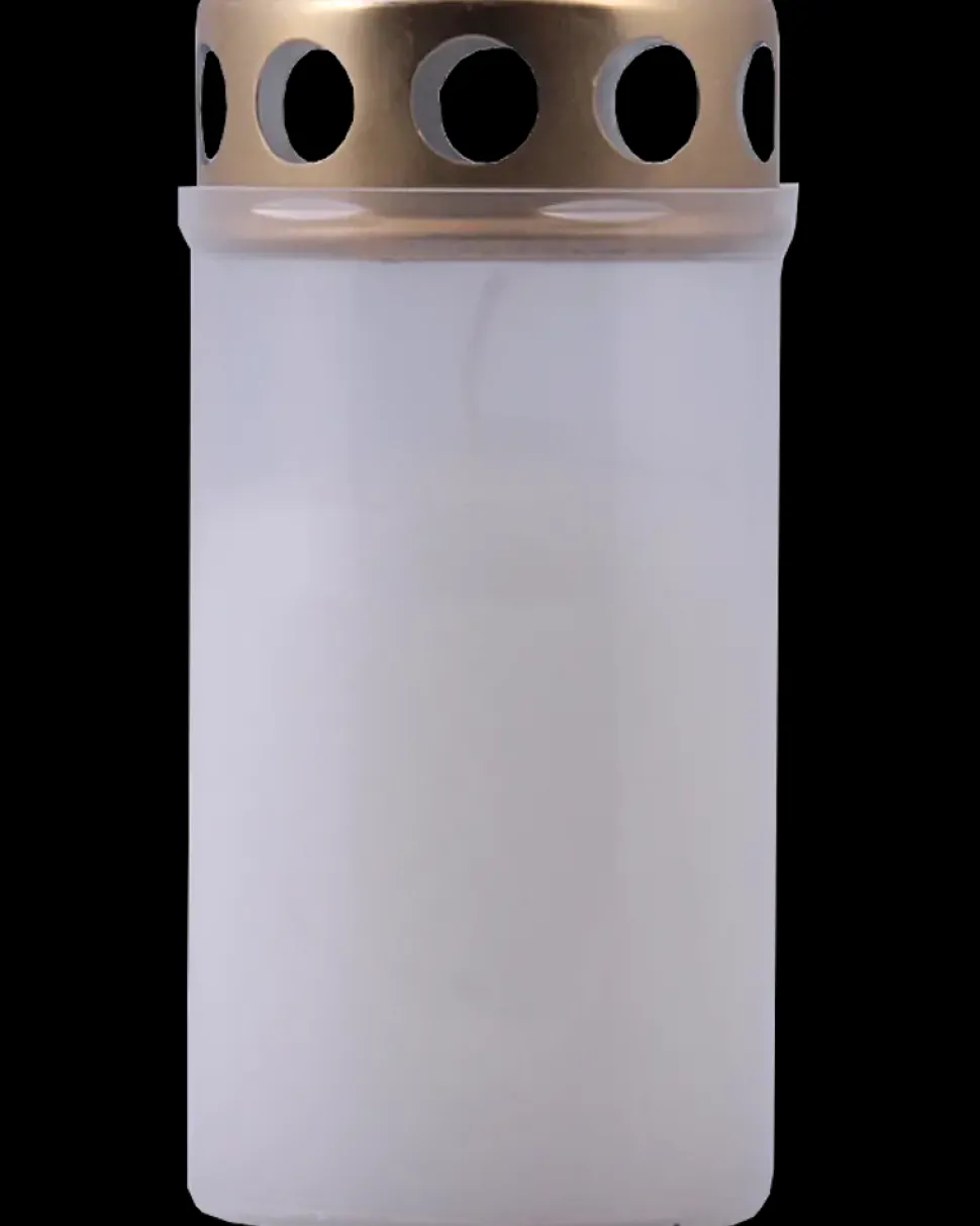 Gravlys 12,5 cm - Hvid
