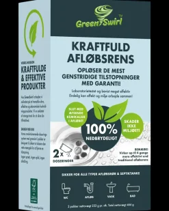 Green swirl Afløbsrens 2 poser