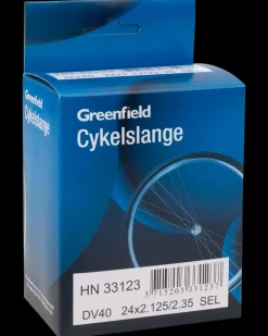 Greenfield Cykelslange DV40 24 x 2,12-2,35 selvlap