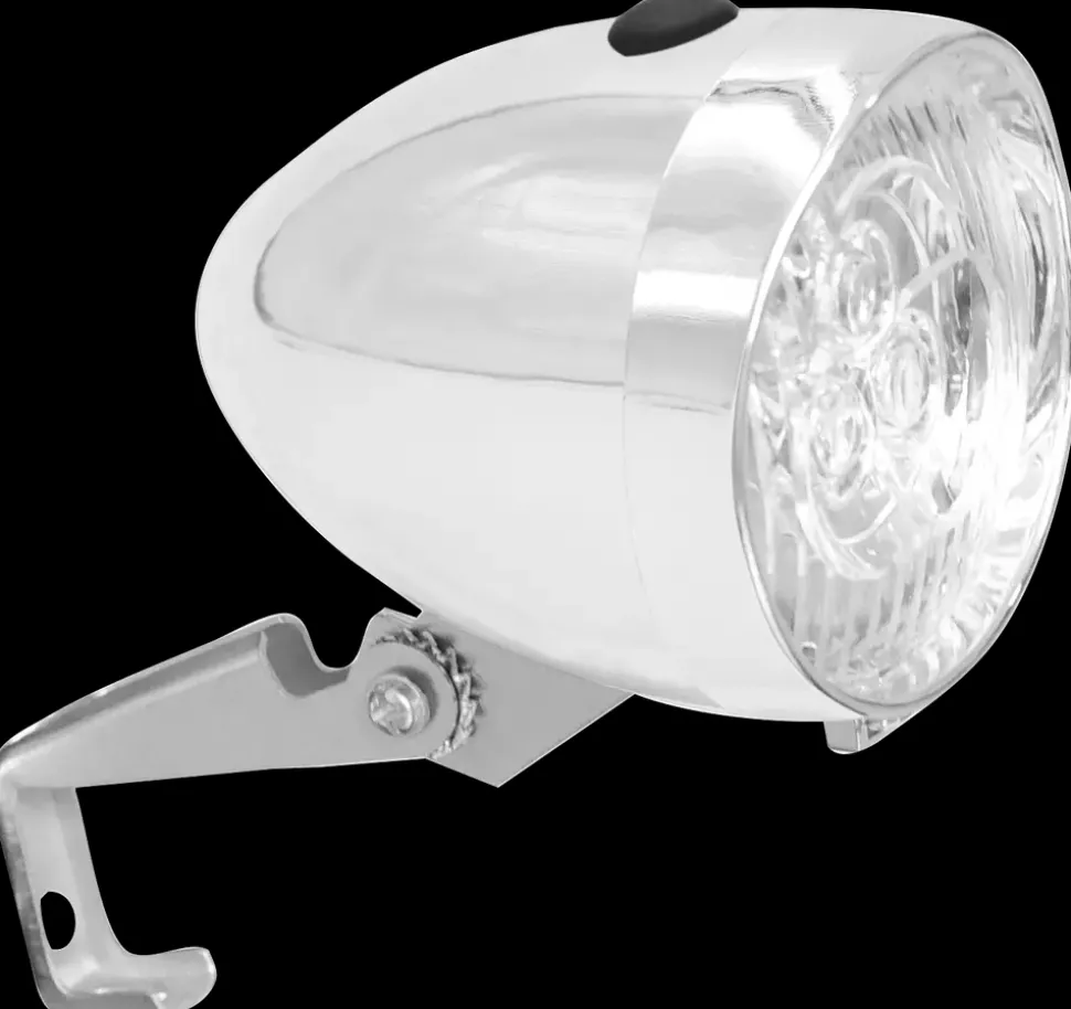 Greenfield Retroforlygte LED krom