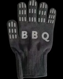 Grillhandske med silikone - sort