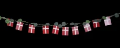 Guirlande med eucalyptus og flag - 2 meter