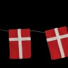 Guirlande med flag i filt - 3 meter