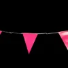 Guirlande med vimpler 4 m fuchsia