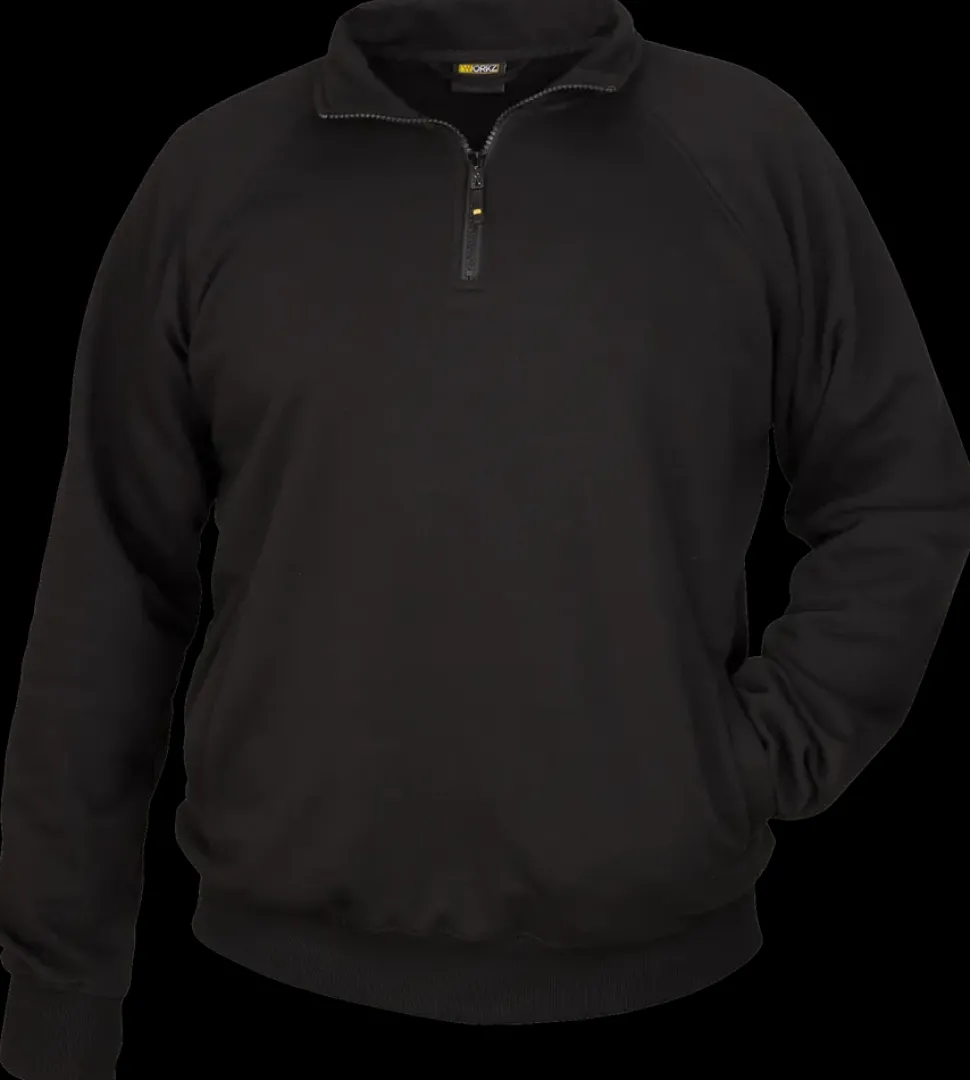 Half zip sweatshirt