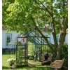 Halls Drivhus Qube+ 812 + hærdet glas - sort