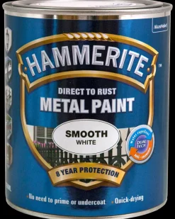 Hammerite Glat Hvid - 750 ml
