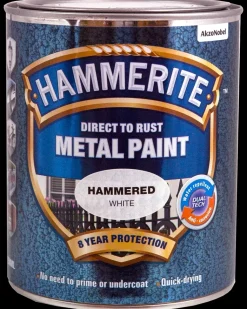 Hammerite Hammer Hvid - 750 ml