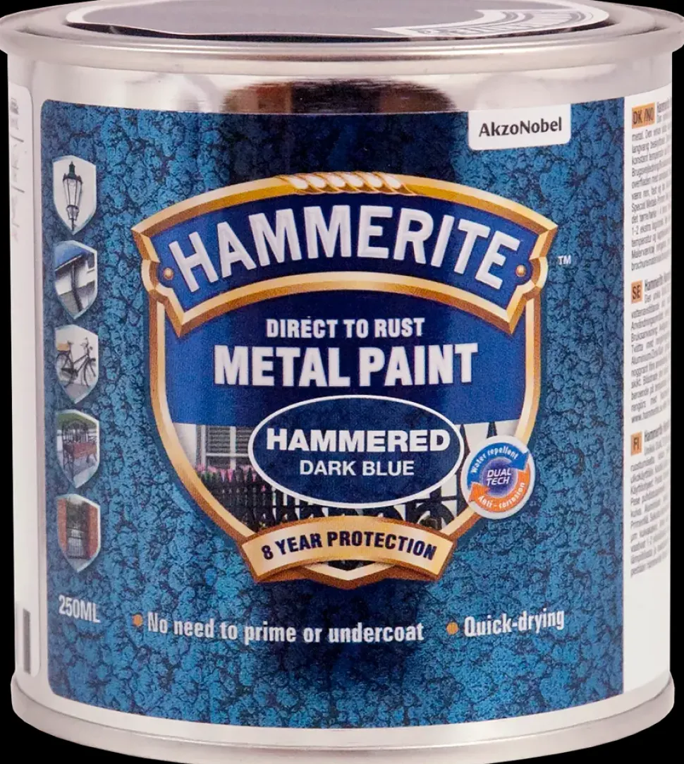 Hammerite Hammer Mørk Blå - 250 ml