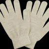 Handsker Lurex hvid - One size