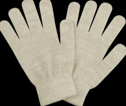 Handsker Lurex hvid - One size
