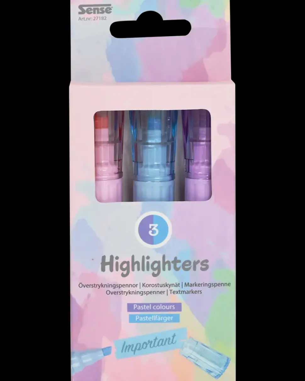 Highlighters Pastel – 3 stk