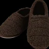 Hjemmesko teddyfleece - brun