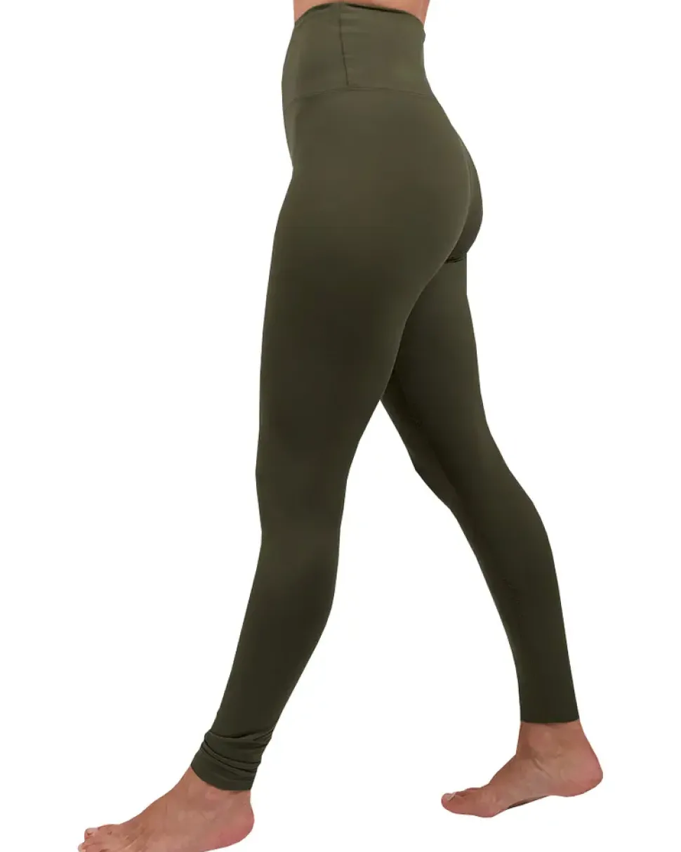 Højtaljede Leggings grøn