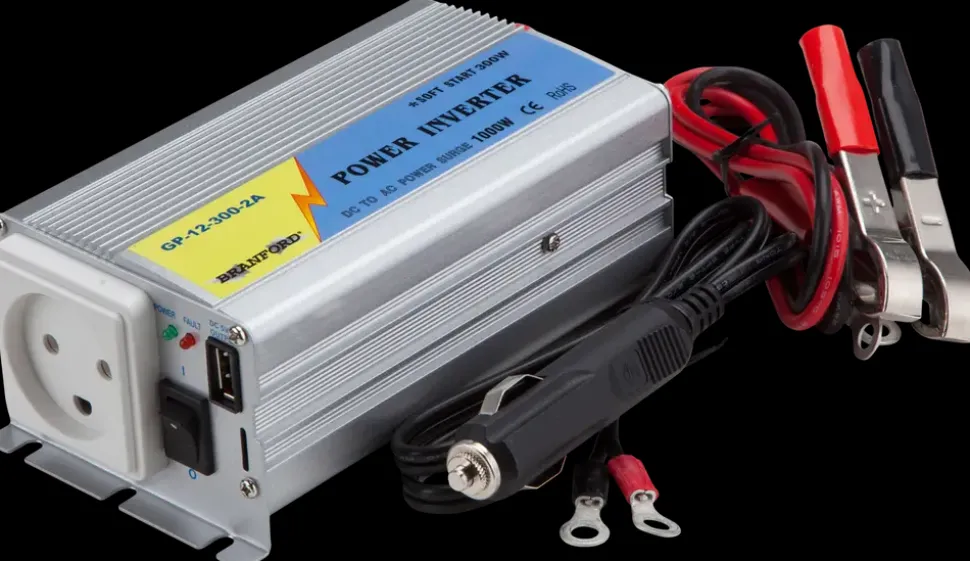 Inverter/omformer 300 W 12 til 230 V