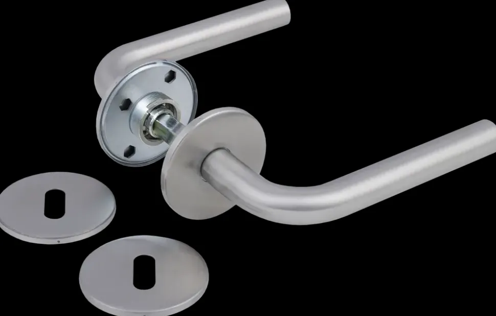 jasa Dørgreb L-form rustfri - 19 mm