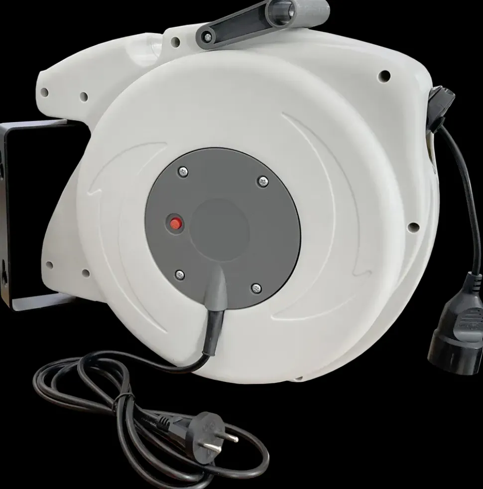 Kabeltromle med automatisk oprulning 23 + 2 m