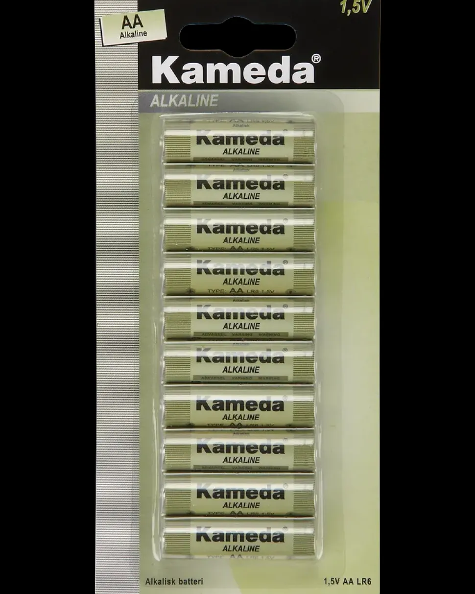 Kameda Alkaline batteri - AA 10-pak