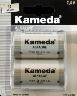 Kameda Alkaline batteri - D 2-pak