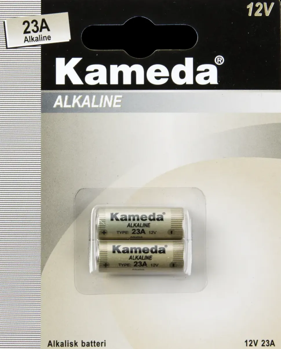 Kameda Alkaline batteri - 12V A23 2-pak
