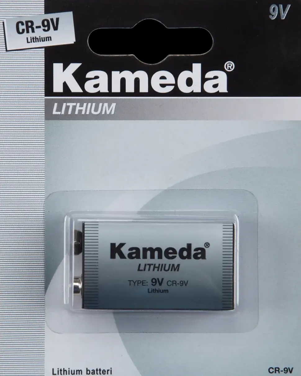 Kameda Lithium batteri - 9 V