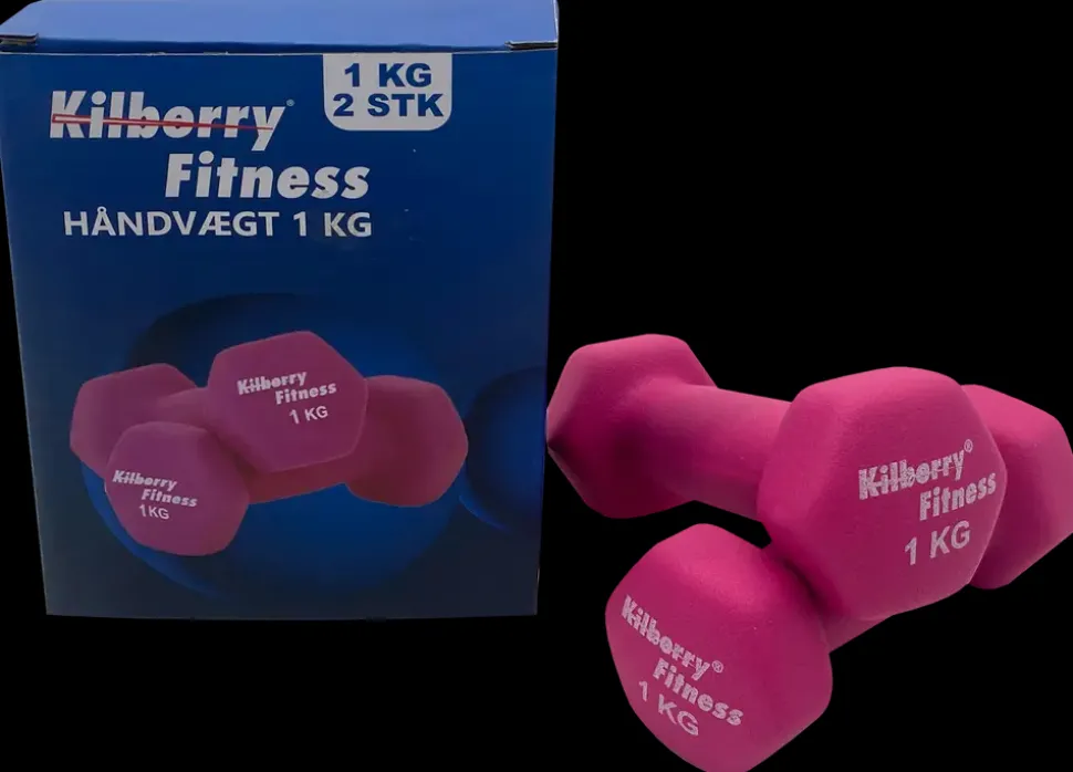 Kilberry Fitness Håndvægt 1 kg 2-pak
