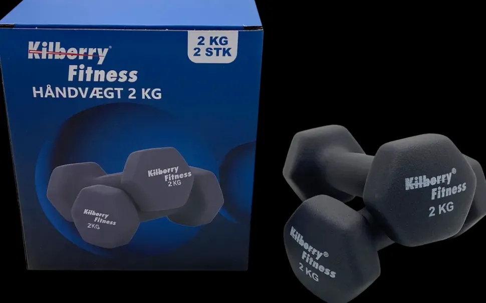 Kilberry Fitness Håndvægt 2 kg 2-pak