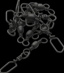 Kinetic Barrel swivel #10 8-pak - sort
