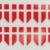 Klistermærker med flag 24-pak