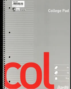 Kollegieblok linjeret - A4